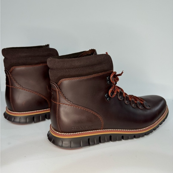 NEW - Cole Haan - Brown Men's Zerøgrand Waterproof Hiker Boot - Picture 5 of 9